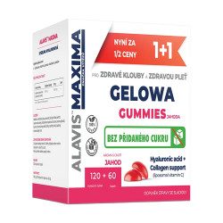 ALAVIS Maxima Gelowa Gummies jahoda 120 tablet + 60 kapslí