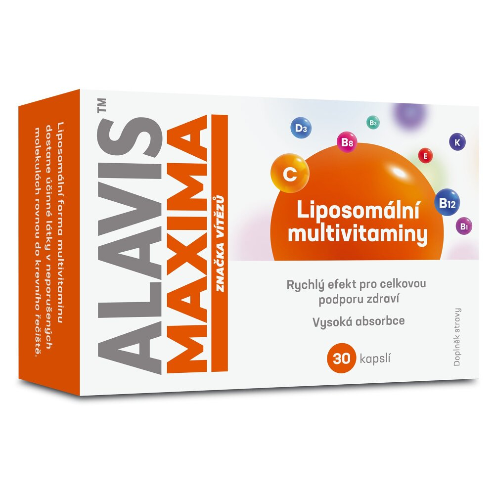 ALAVIS MAXIMA Liposomální multivitaminy 30 kapslí