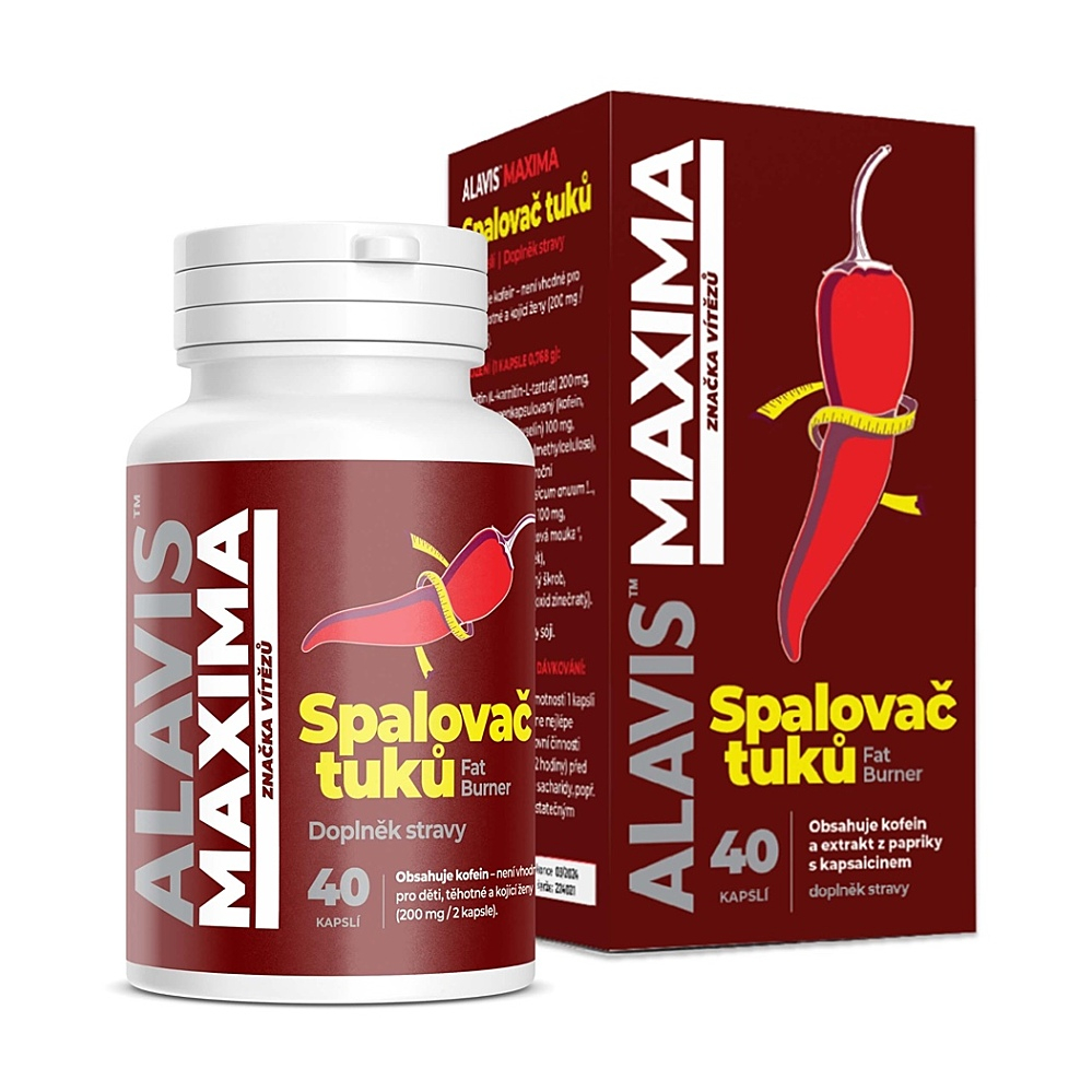 ALAVIS MAXIMA Spalovač tuků 40 kapslí