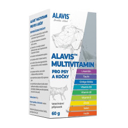 ALAVIS Multivitamín pro psy a kočky 60 g