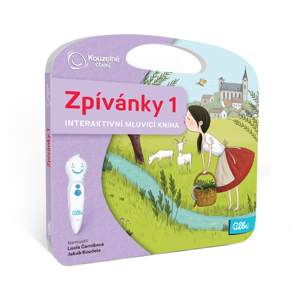 ALBI Kouzlené čtení kniha Zpívánky 1