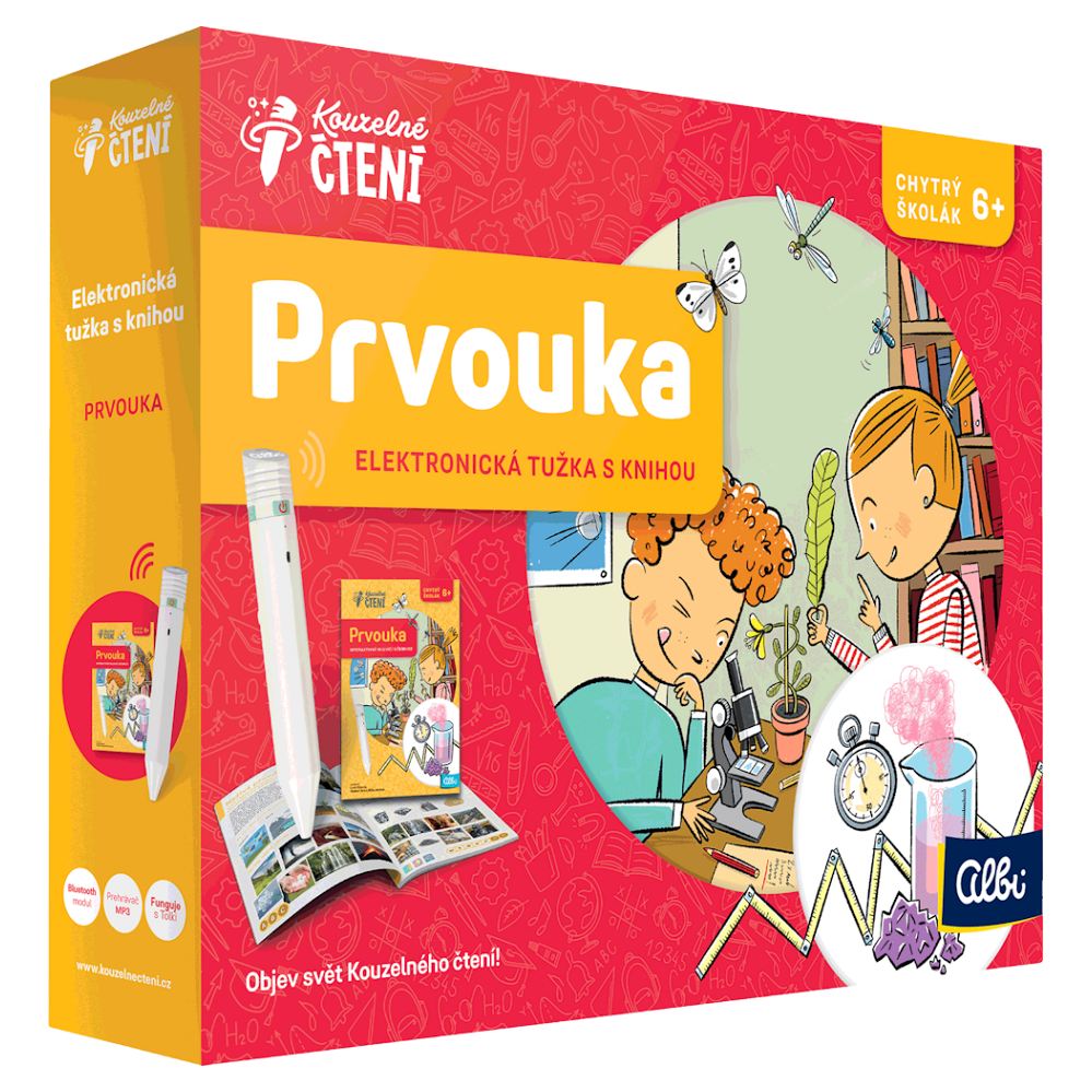 ALBI Kouzlené čtení set s tužkou 2.0 + kniha Prvouka