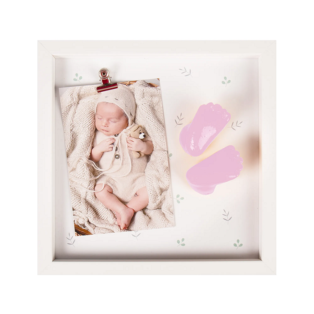 ALBI Sada na 3D odlitky s rámečkem pro holčičku