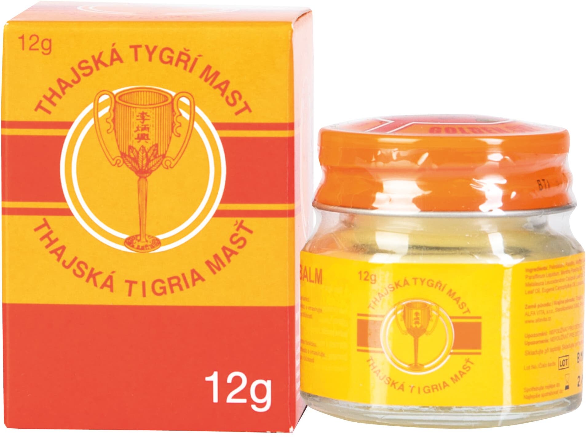 ALFA VITA Thajská tygří mast Golden Cup balm 12 g