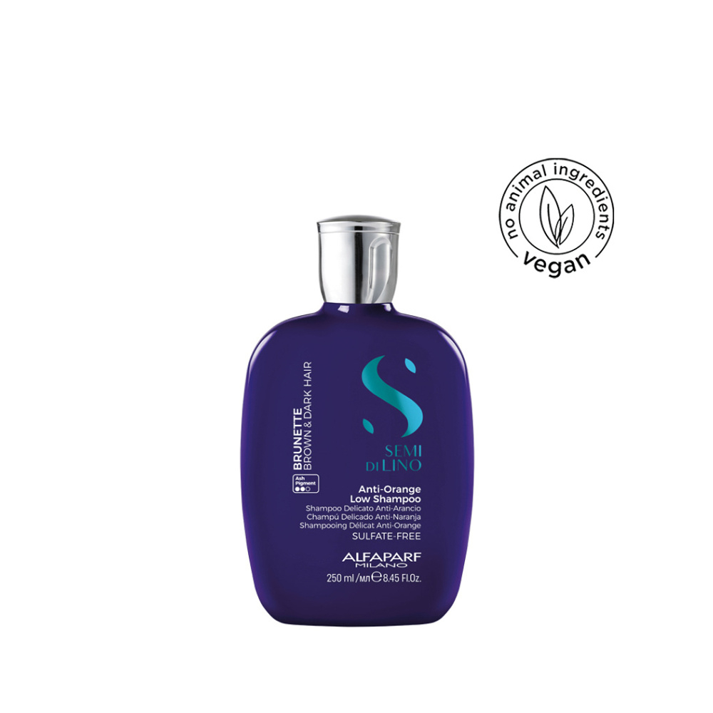 ALFAPARF MILANO Semi di Lino Brunette Anti-Orange Low Šampon 250 ml