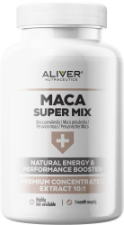 ALIVER Maca super mix 120 kapslí