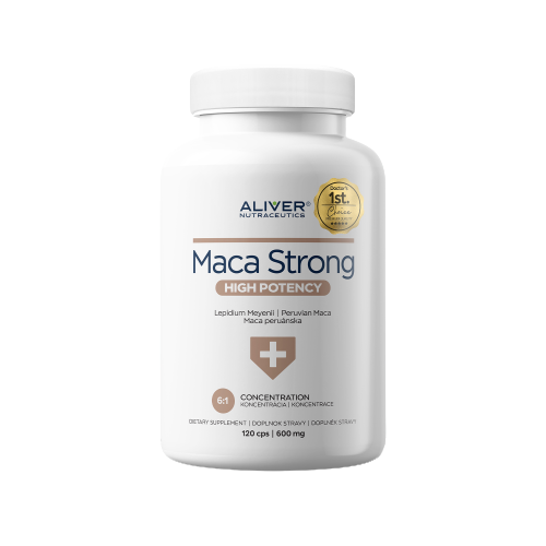 ALIVER NUTRACEUTICS Doctor´s 1st. choice Maca strong 120 kapslí