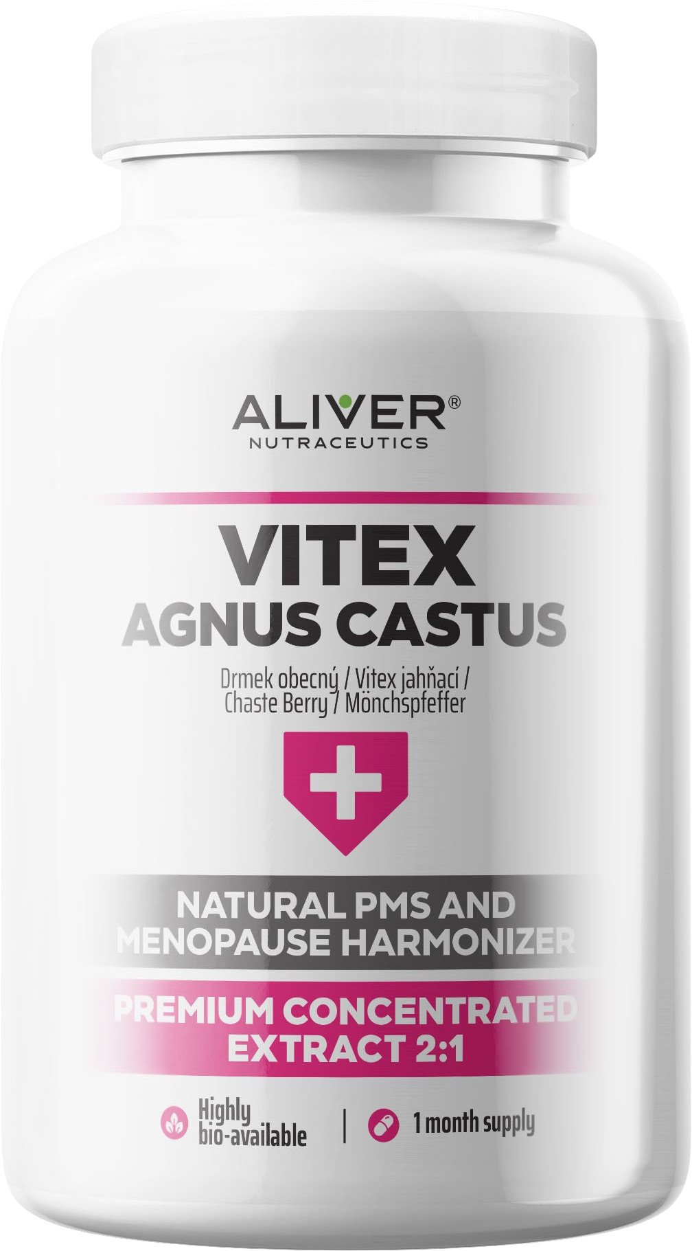 ALIVER Vitex agnus castus 60 kapslí