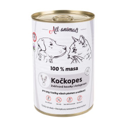 ALL ANIMALS Zvěřinové kousky s kolagenem konzerva 400 g