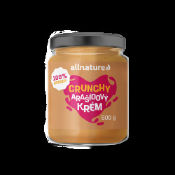 ALLNATURE Arašídový krém crunchy 500 g
