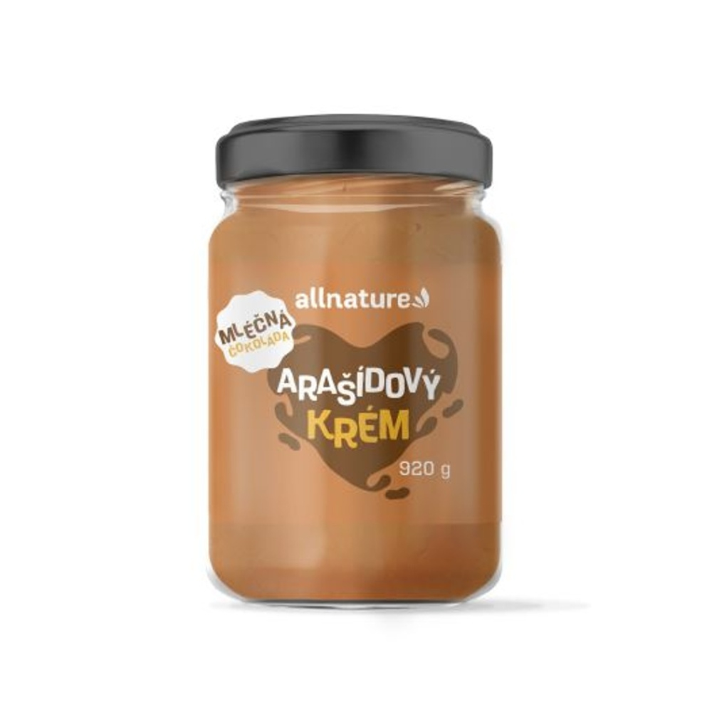 ALLNATURE Arašídový krém s mléčnou čokoládou 920 g
