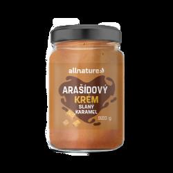 ALLNATURE Arašídový krém slaný karamel 920 g