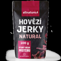 ALLNATURE Beef natural Jerky sušené maso 100 g