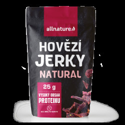 ALLNATURE Beef natural Jerky sušené maso 25 g