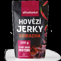 ALLNATURE BEEF Sriracha Jerky sušené maso 100 g