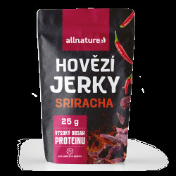 ALLNATURE BEEF Sriracha Jerky  sušené maso 25 g