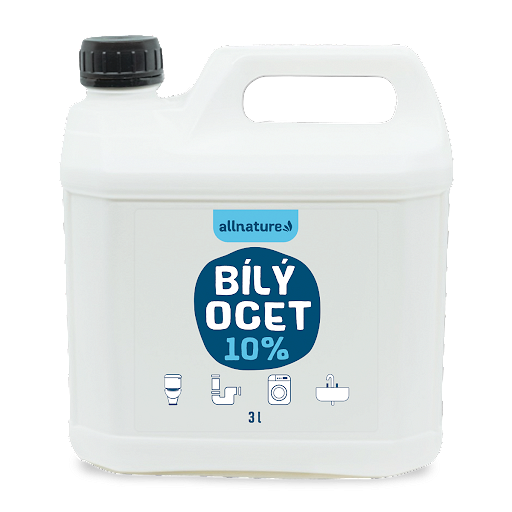 ALLNATURE Bílý ocet 10% 3 l
