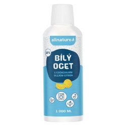 ALLNATURE Bílý ocet 10% s vůní citrónu 1000 ml
