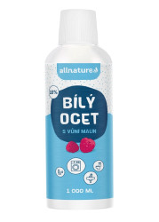 Allnature Bílý ocet 10% s vůní malin 1000 ml