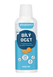 Allnature Bílý ocet 10% s vůní pomeranče 1000 ml