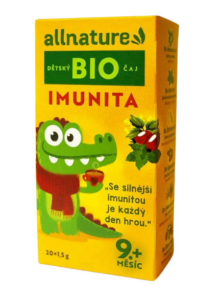 ALLNATURE BIO Dětský čaj Imunita 20 x 1.5 g