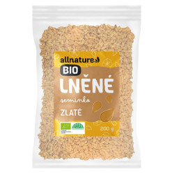 Allnature BIO Lněné semínko zlaté 200 g