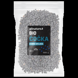 ALLNATURE Čočka černá beluga BIO 500 g