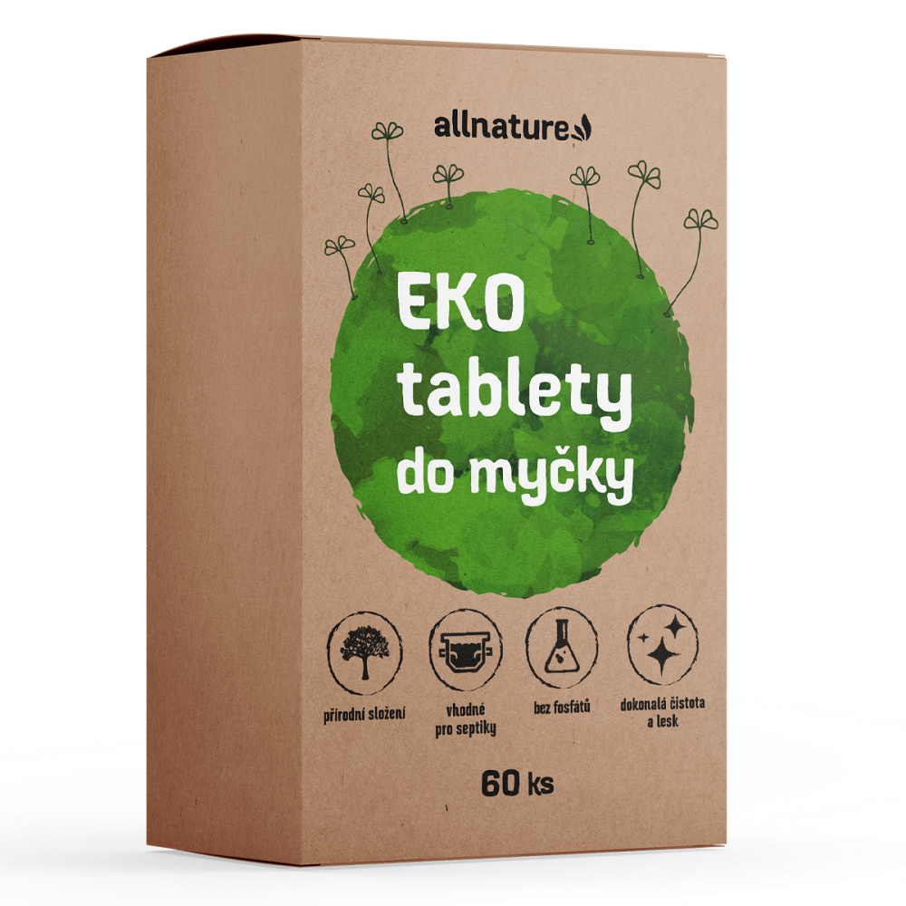 ALLNATURE Eko Tablety do myčky 60 kusů