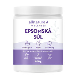 Allnature Epsomská sůl 800 g