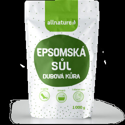 ALLNATURE Epsomská sůl Dubová kůra 1000 g