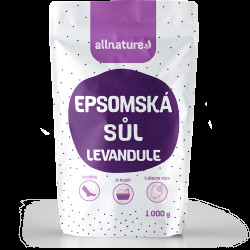 ALLNATURE Epsomská sůl Levandule 1000 g