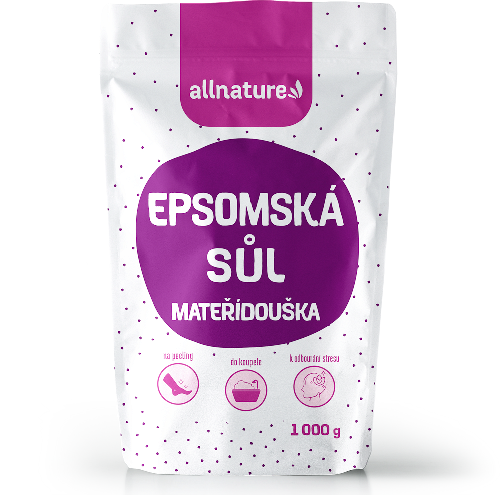 ALLNATURE Epsomská sůl Mateřídouška 1000 g