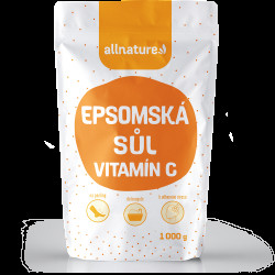 ALLNATURE Epsomská sůl s vitamínem C 1000 g