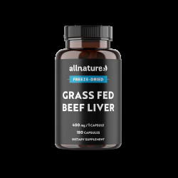 ALLNATURE Grass fed beef liver 180 kapslí