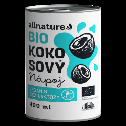 ALLNATURE Kokosové mléko BIO 400 ml