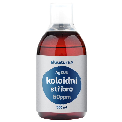 ALLNATURE Koloidní stříbro Ag200 - 50 ppm 500 ml