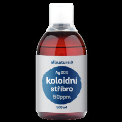 ALLNATURE Koloidní stříbro Ag200 - 50 ppm 500 ml