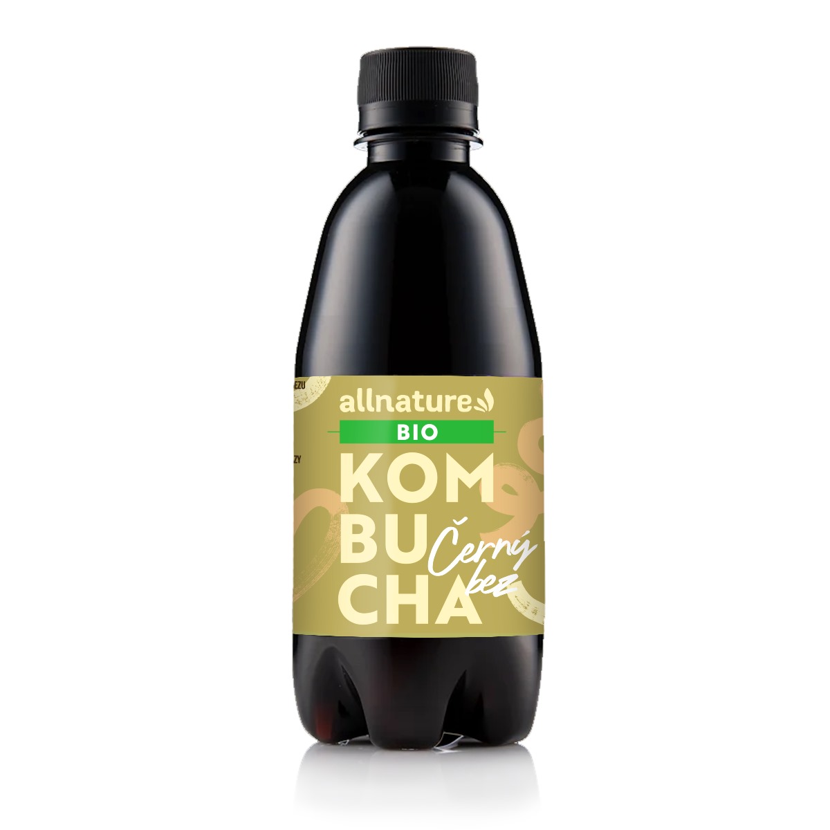Allnature Kombucha BIO černý bez 330 ml