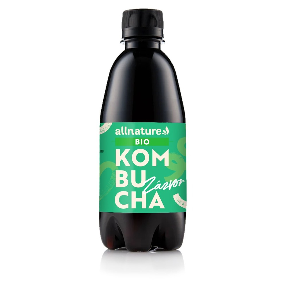 ALLNATURE Kombucha zázvor BIO 330 ml