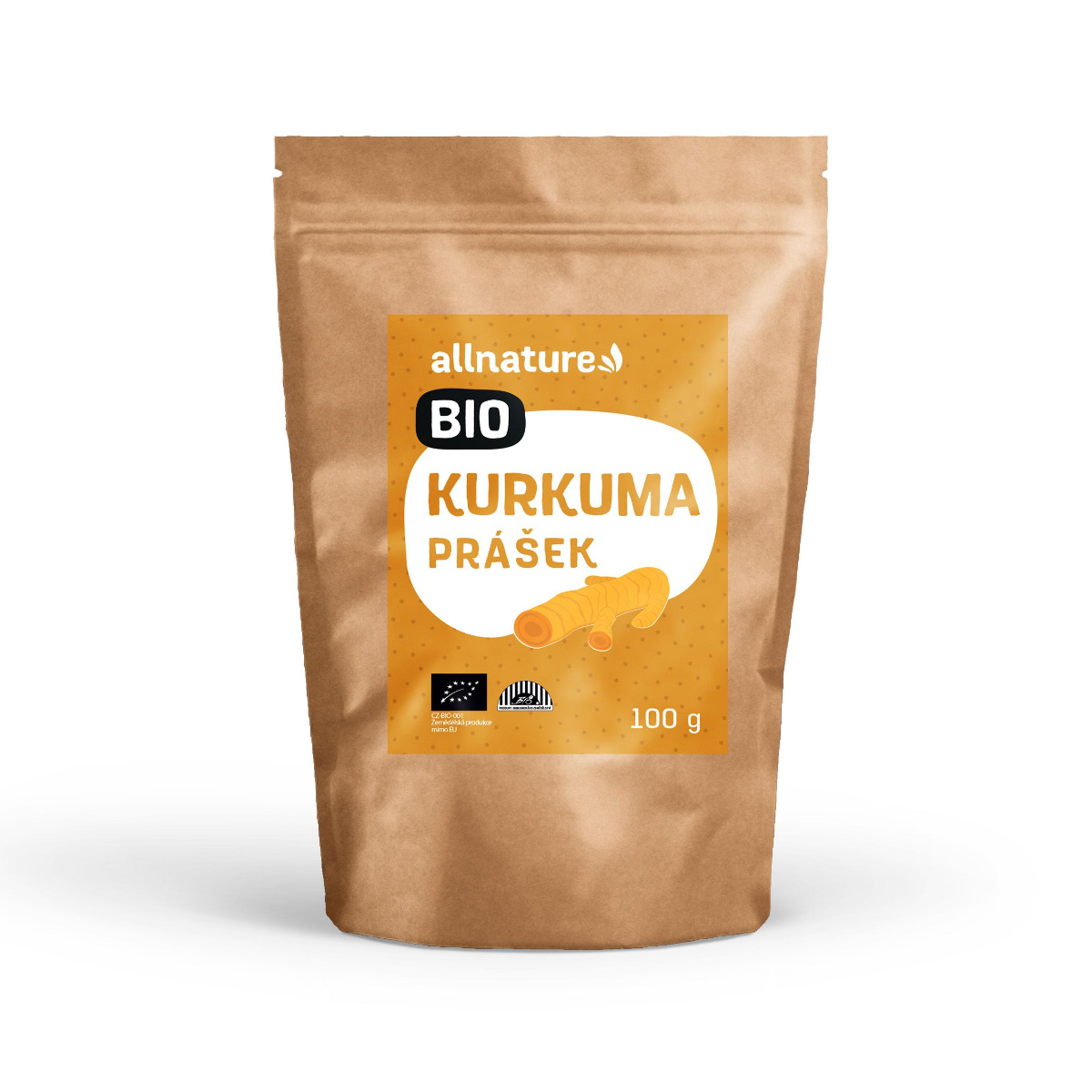 Allnature Kurkuma BIO prášek 100 g