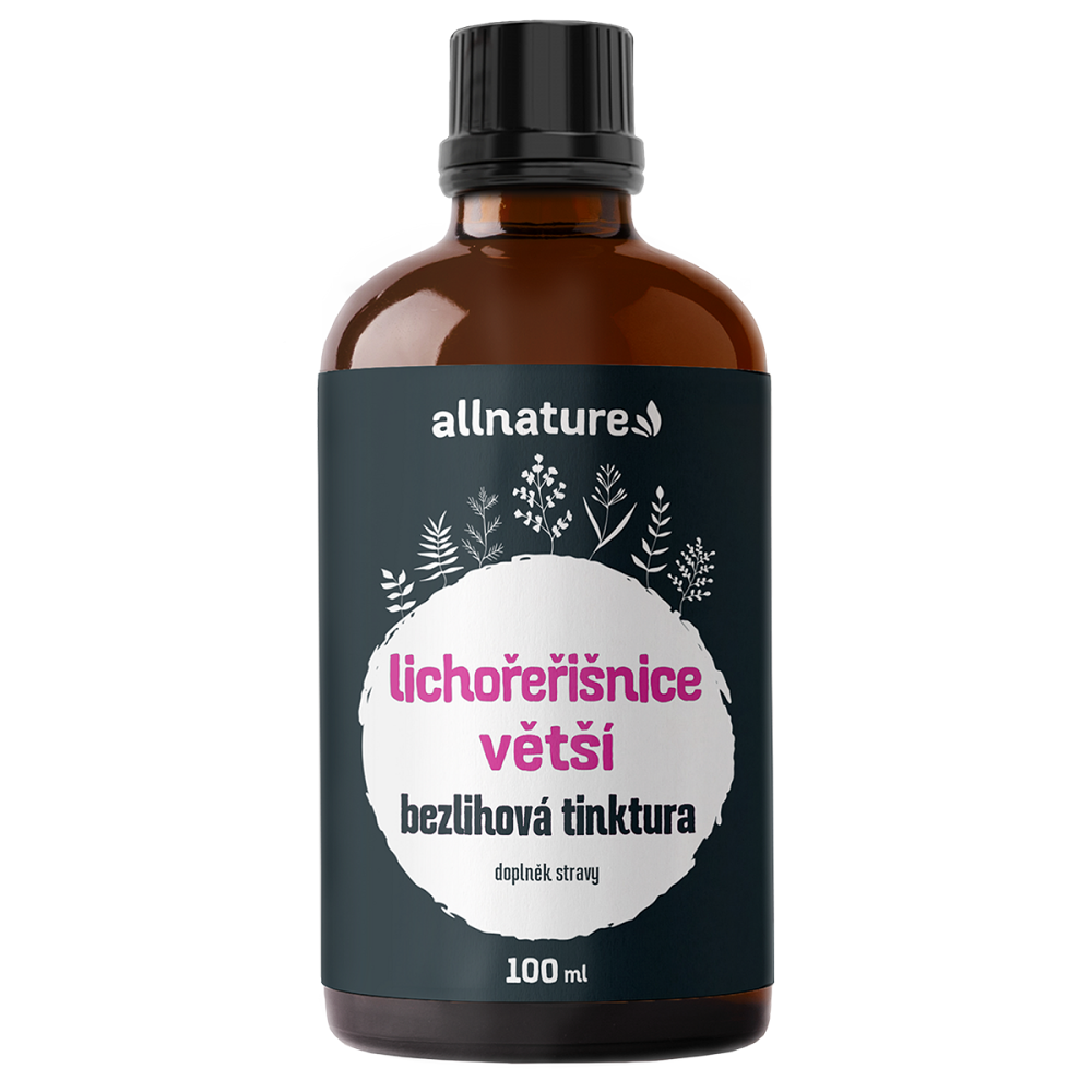 ALLNATURE Lichořeřišnice větší bezlihová tinktura 100 ml