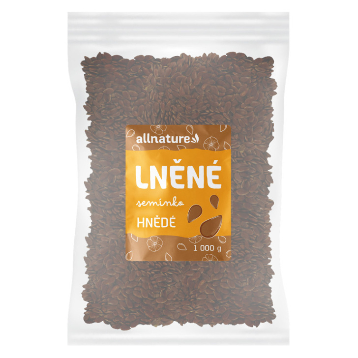 ALLNATURE Lněné semínko hnědé 1000 g
