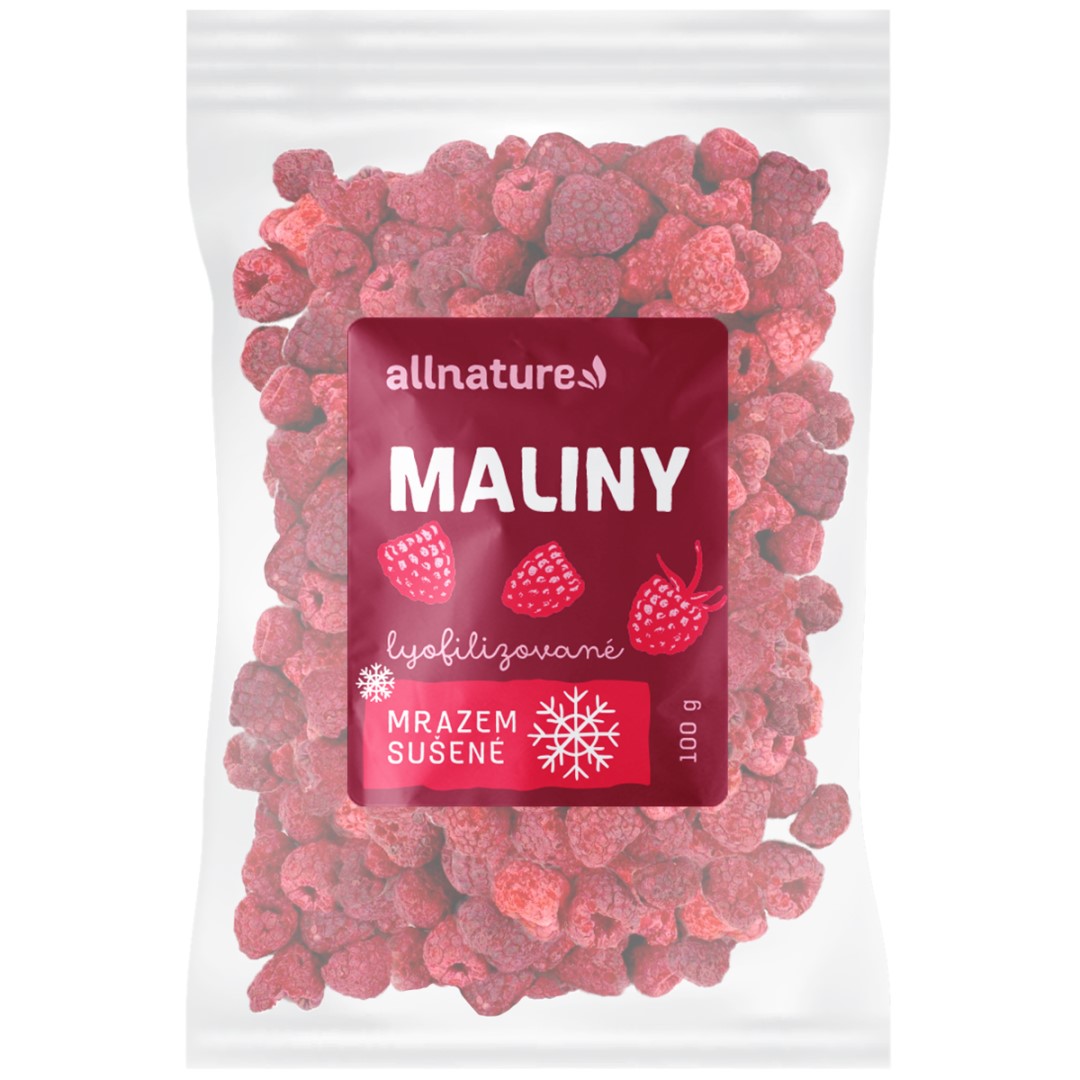 Allnature Maliny sušené mrazem 100 g