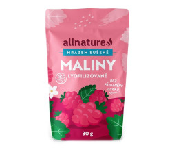 Allnature Maliny sušené mrazem 30 g
