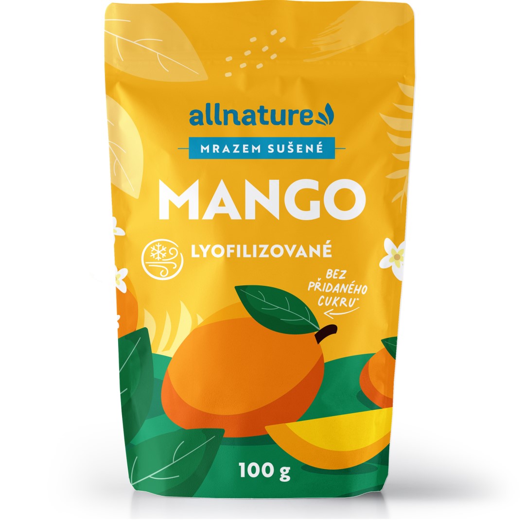 Allnature Mango sušené mrazem 100 g
