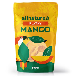 ALLNATURE Mango sušené plátky 500 g