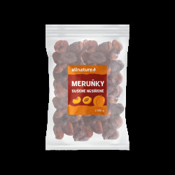 ALLNATURE Meruňky sušené nesířené 1000 g