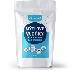Allnature Mýdlové vločky z olivového oleje na praní 500 g