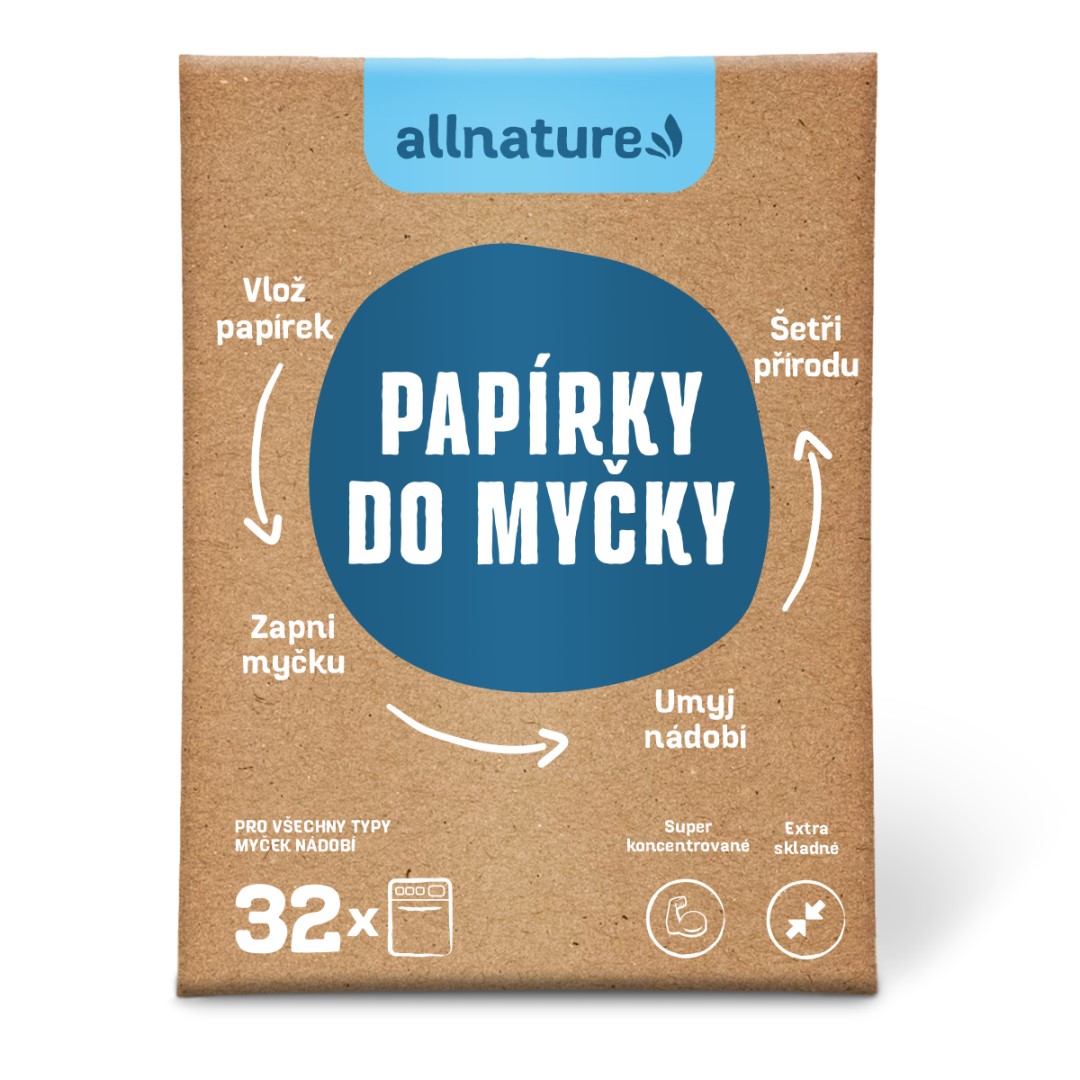 Allnature Papírky do myčky 32 ks
