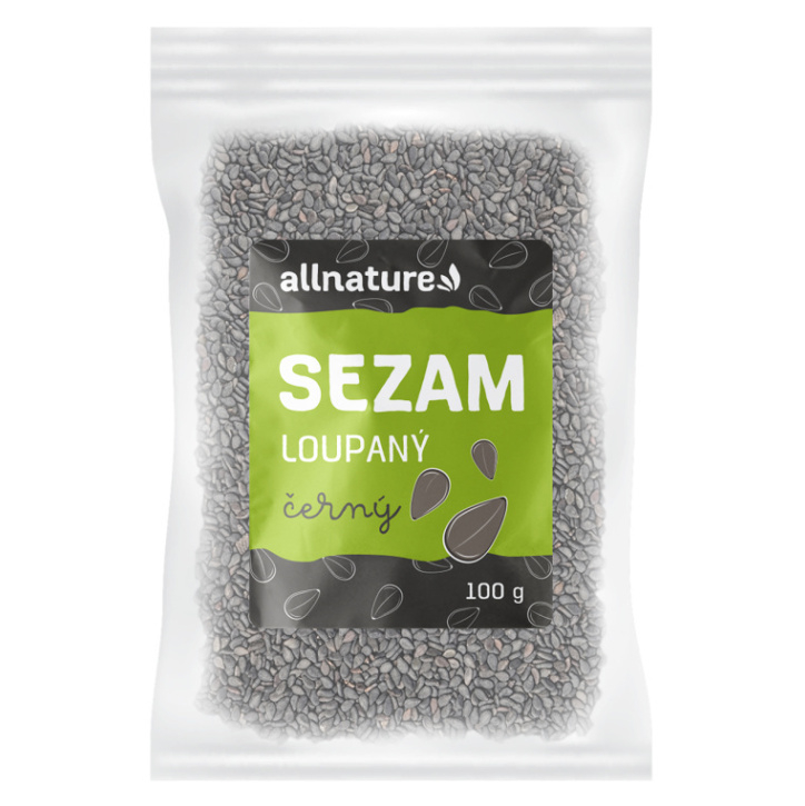 ALLNATURE Sezam černý 100 g